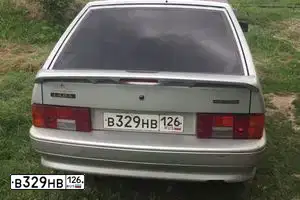 Фото автомобиля LADA 2114 SAMARA, 2009 — госномер В329НВ126. Цвет: СВЕТЛО СЕРЕБРИСТЫЙ МЕТАЛЛ