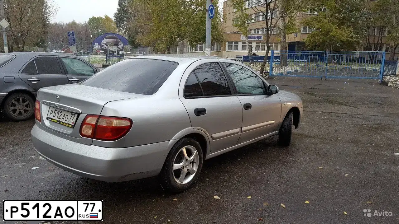 Фото автомобиля NISSAN ALMERA, 2005 — госномер К398УК777. Цвет: СЕРЕБРИСТЫЙ