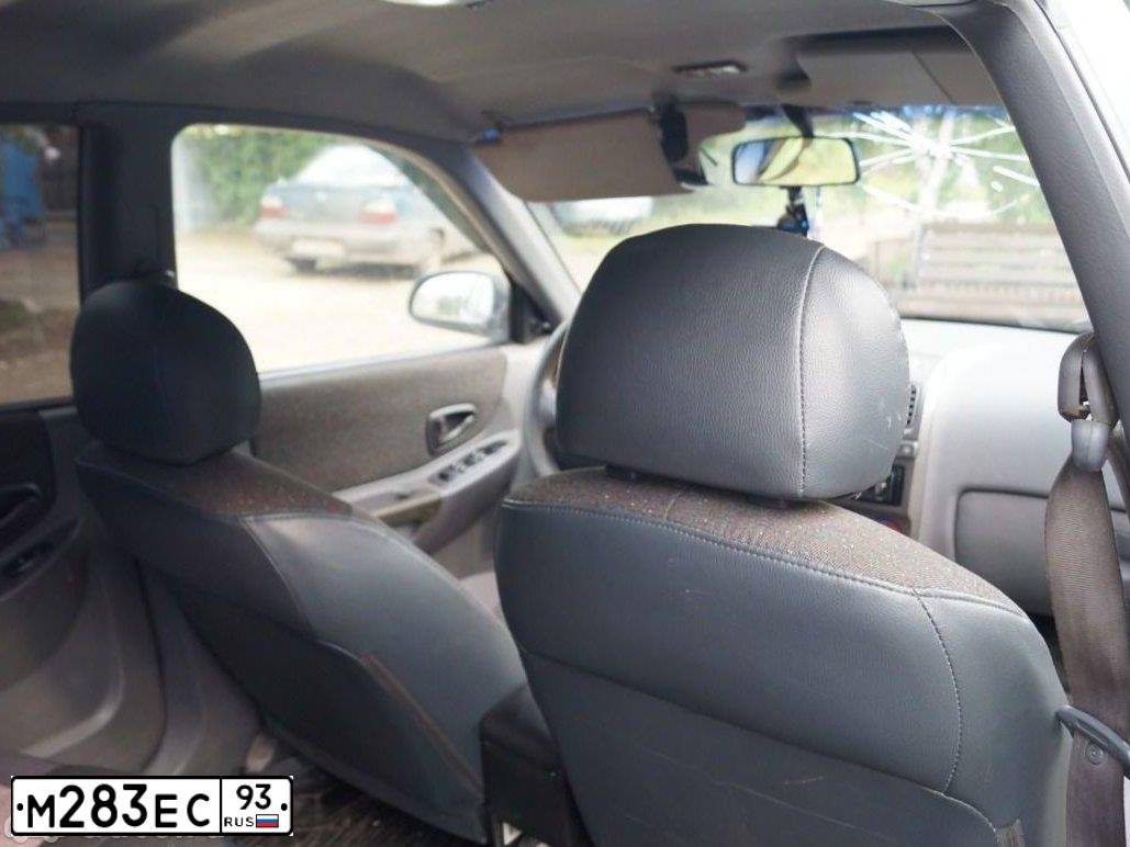 Фото автомобиля TAGAZ ACCENT, 2001 — госномер М283ЕС93. Цвет: СЕРЕБРИСТЫЙ