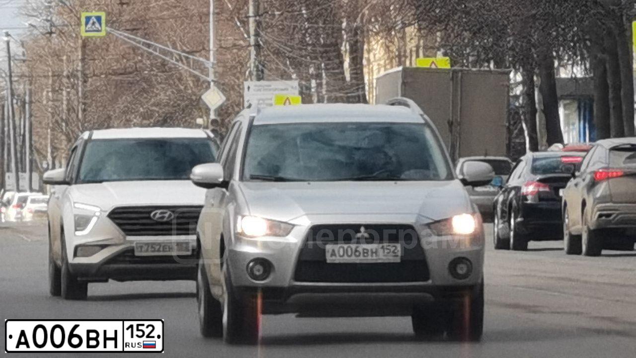 Фото автомобиля MAZDA 6, 2008 — госномер А006ВН152. Цвет: Темно-синий