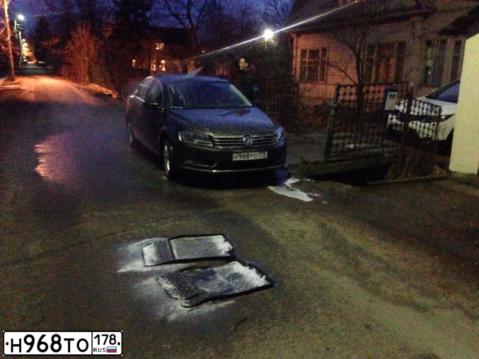 Фото автомобиля VOLKSWAGEN PASSAT, 2012 — госномер Н968ТО178. Цвет: Коричневый
