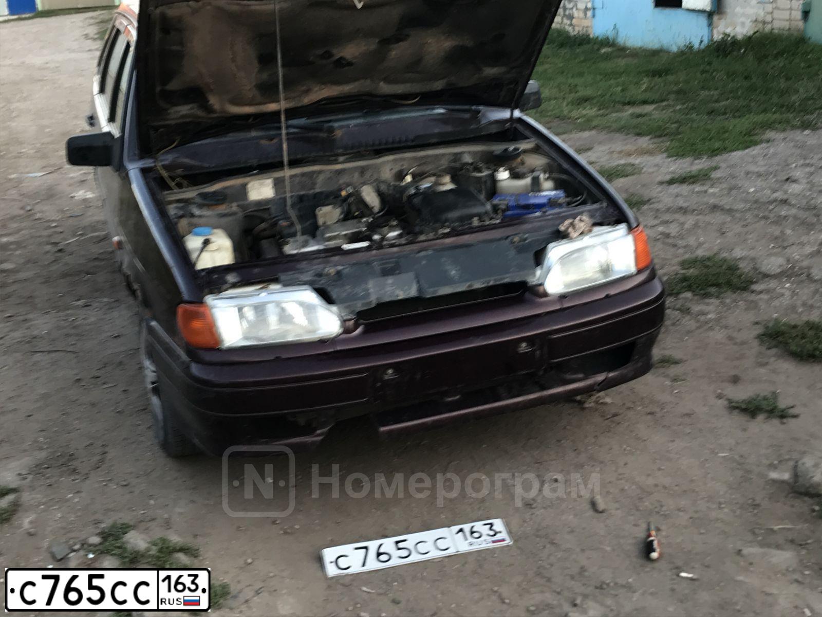 Фото автомобиля LADA 2114 SAMARA, 2012 — госномер С765СС163. Цвет: ТЕМНО-ВИШНЕВЫЙ
