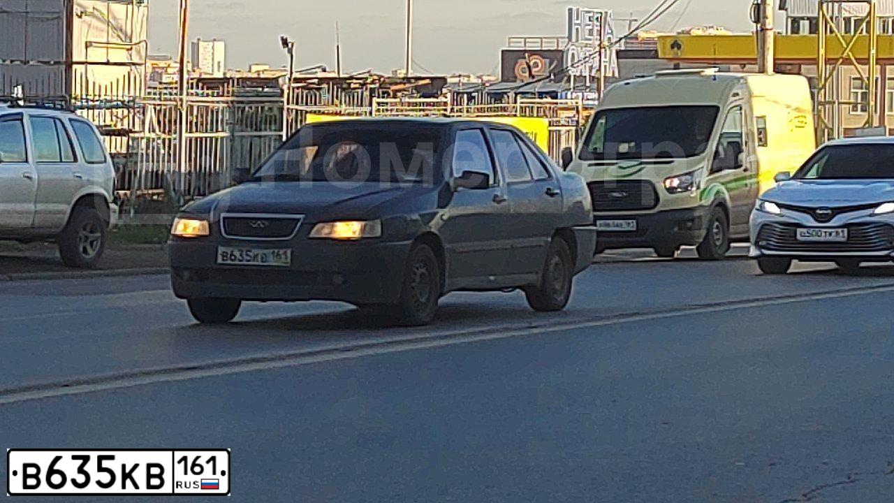 Фото автомобиля CHERY AMULET /FLAGCLOUD/, 2006 — госномер А358СА193. Цвет: ЧЕРНЫЙ