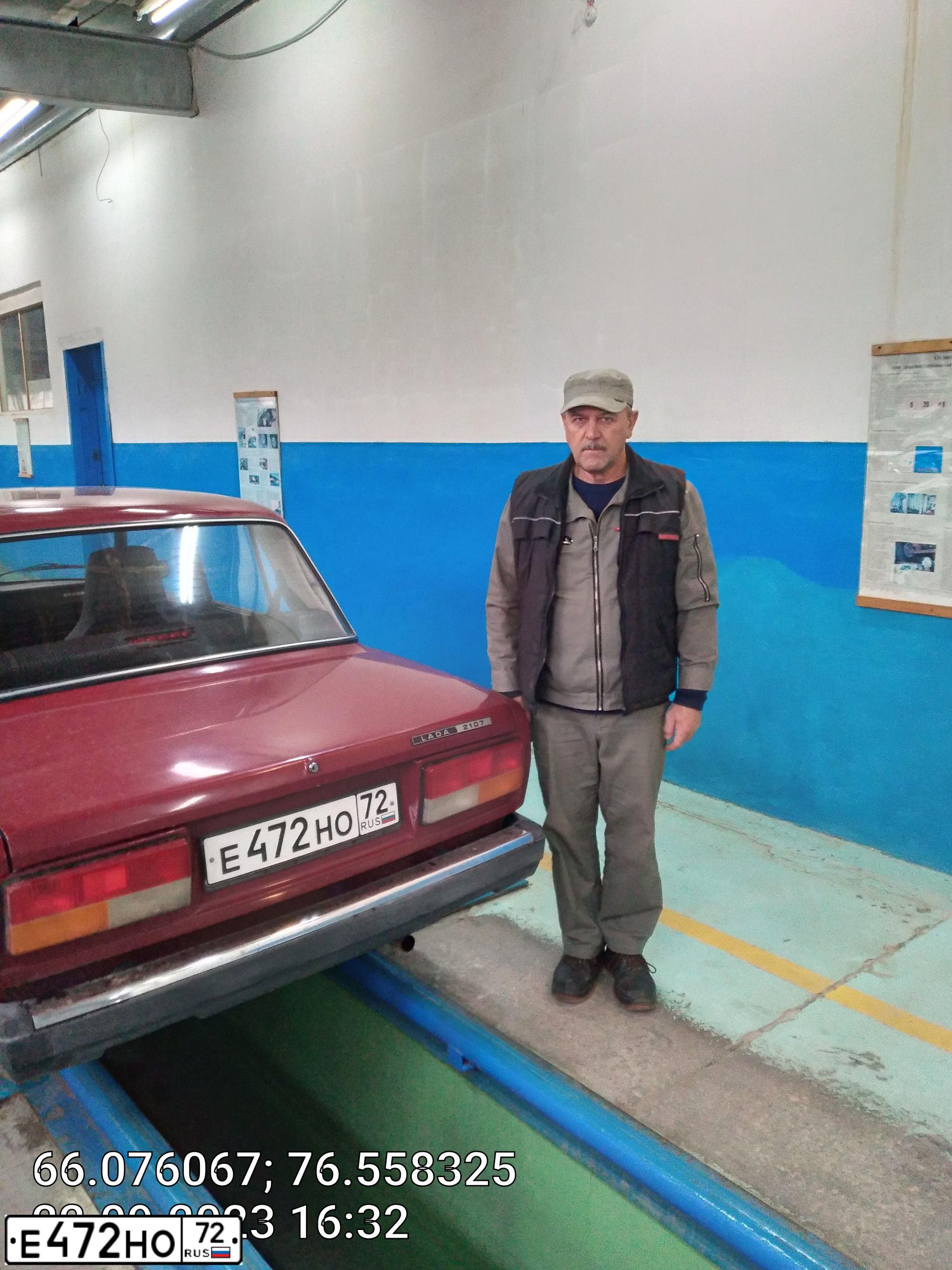 Фото автомобиля LADA 2107, 2006 — госномер С041НУ89. Цвет: КРАСНЫЙ