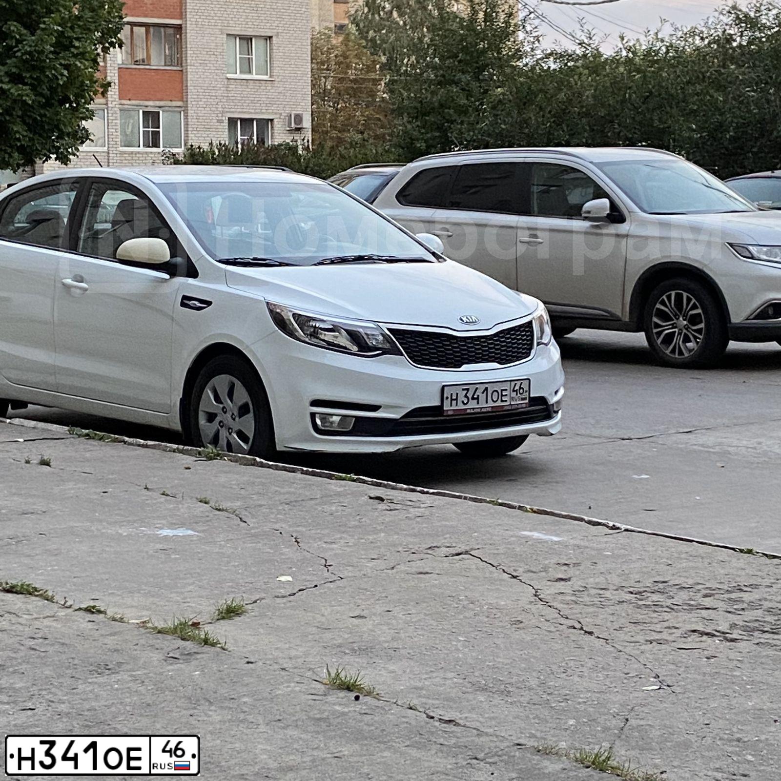 Фото автомобиля KIA RIO, 2015 — госномер А473МЕ761. Цвет: Белый