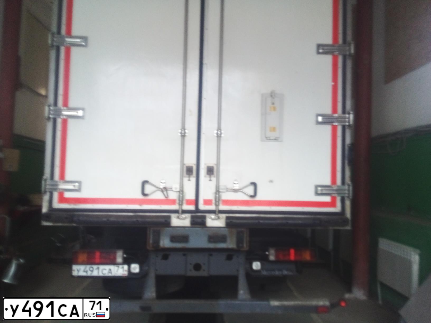Фото автомобиля MERCEDES ATEGO, 2009 — госномер У491СА71. Цвет: Белый