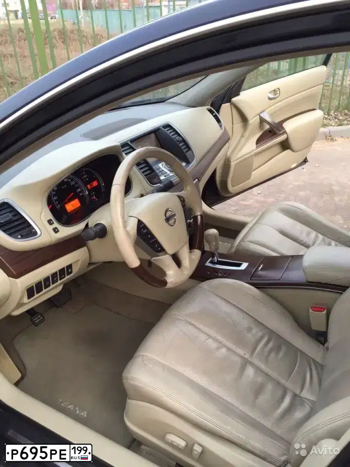 Фото автомобиля NISSAN TEANA, 2008 — госномер Р390КН154. Цвет: ЧЕРНЫЙ