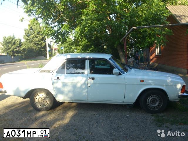 Фото автомобиля GAZ 3102 WOLGA, 2003 — госномер А031МР01. Цвет: БЕЛЫЙ