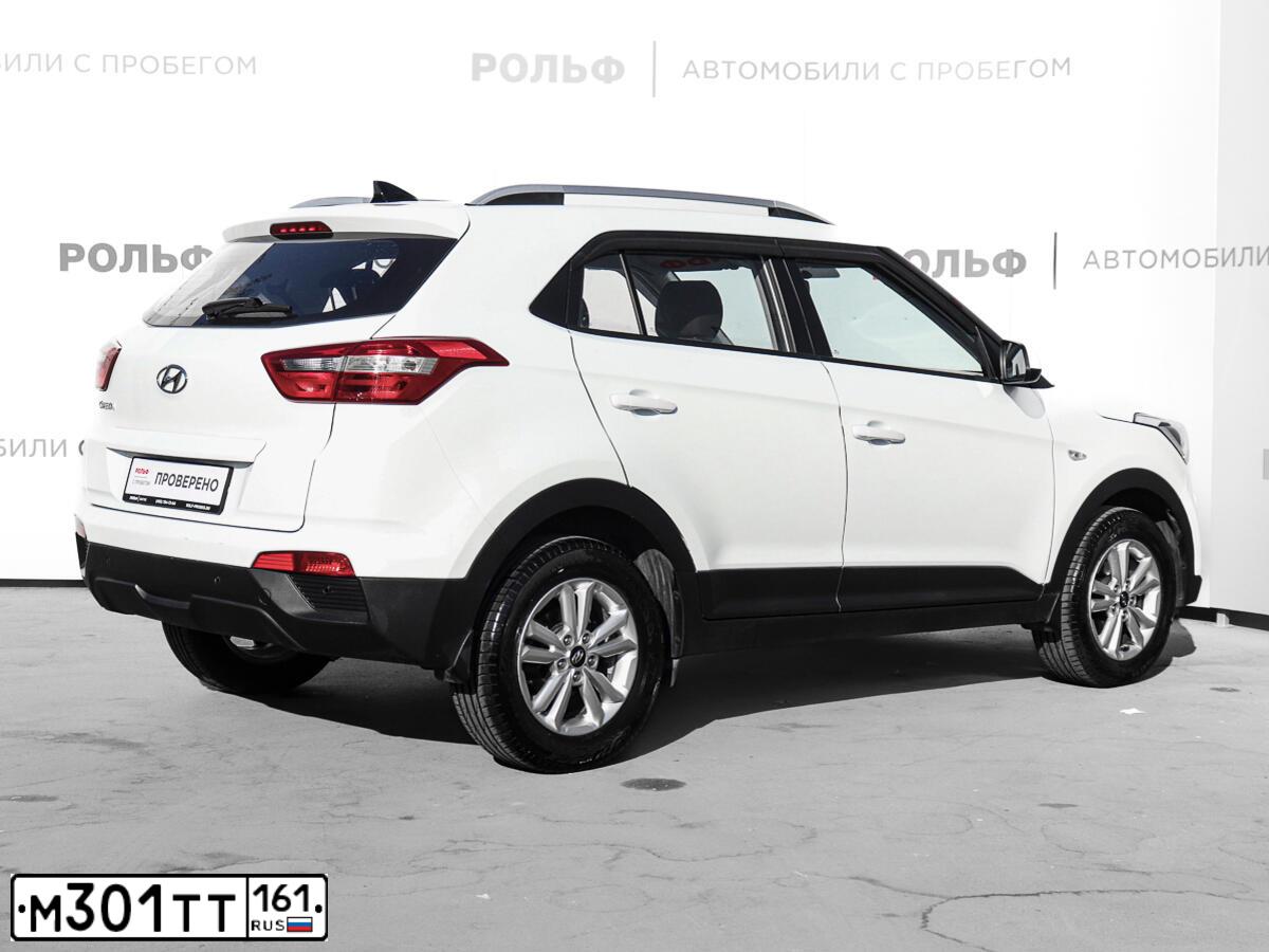 Фото автомобиля HYUNDAI CRETA, 2018 — госномер М511НМ35. Цвет: БЕЛЫЙ