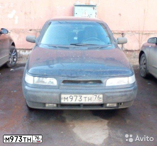 Фото автомобиля LADA 2110, 2003 — госномер М973ТН76. Цвет: ЧЕРНЫЙ