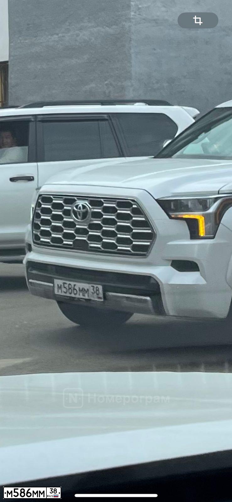 Фото автомобиля FORD F-SERIE, 2008 — госномер М586ММ38. Цвет: ЧЕРНЫЙ