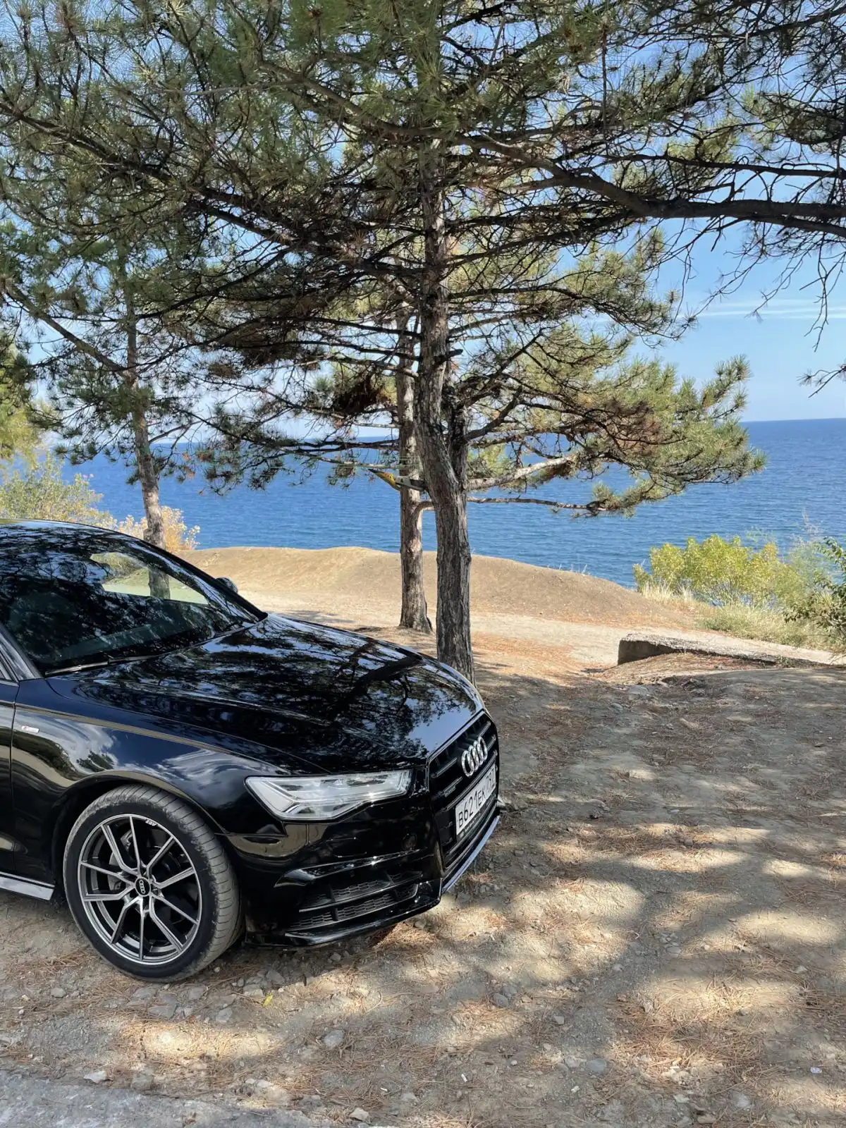 Фото автомобиля AUDI A6, 2016 — госномер В621ЕК797. Цвет: ЧЕРНЫЙ