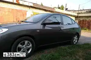 Фото автомобиля HYUNDAI ELANTRA, 2008 — госномер М383АК180. Цвет: СЕРЫЙ