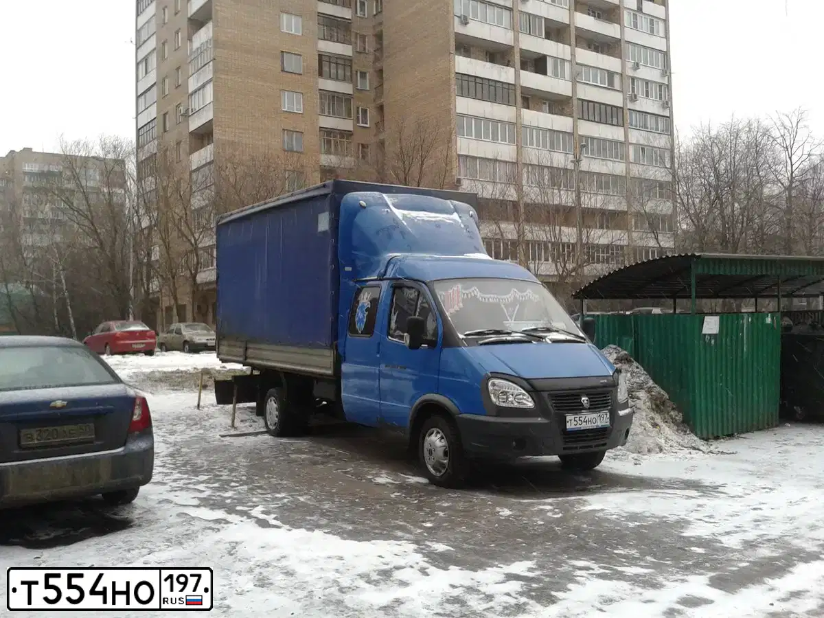 Фото автомобиля GAZ 3302 EL, 2011 — госномер А324ВМ198. Цвет: СИНИЙ