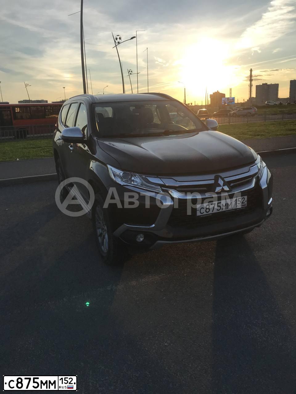Фото автомобиля MITSUBISHI PAJERO SPORT, 2019 — госномер С875ММ152. Цвет: Коричневый