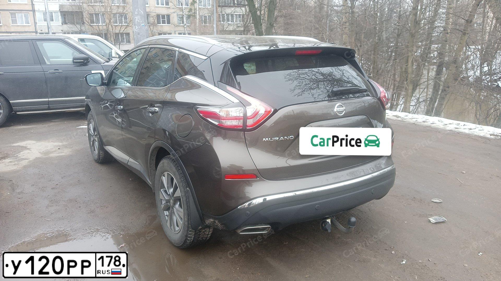 Фото автомобиля NISSAN MURANO, 2016 — госномер А941ТО147. Цвет: Коричневый