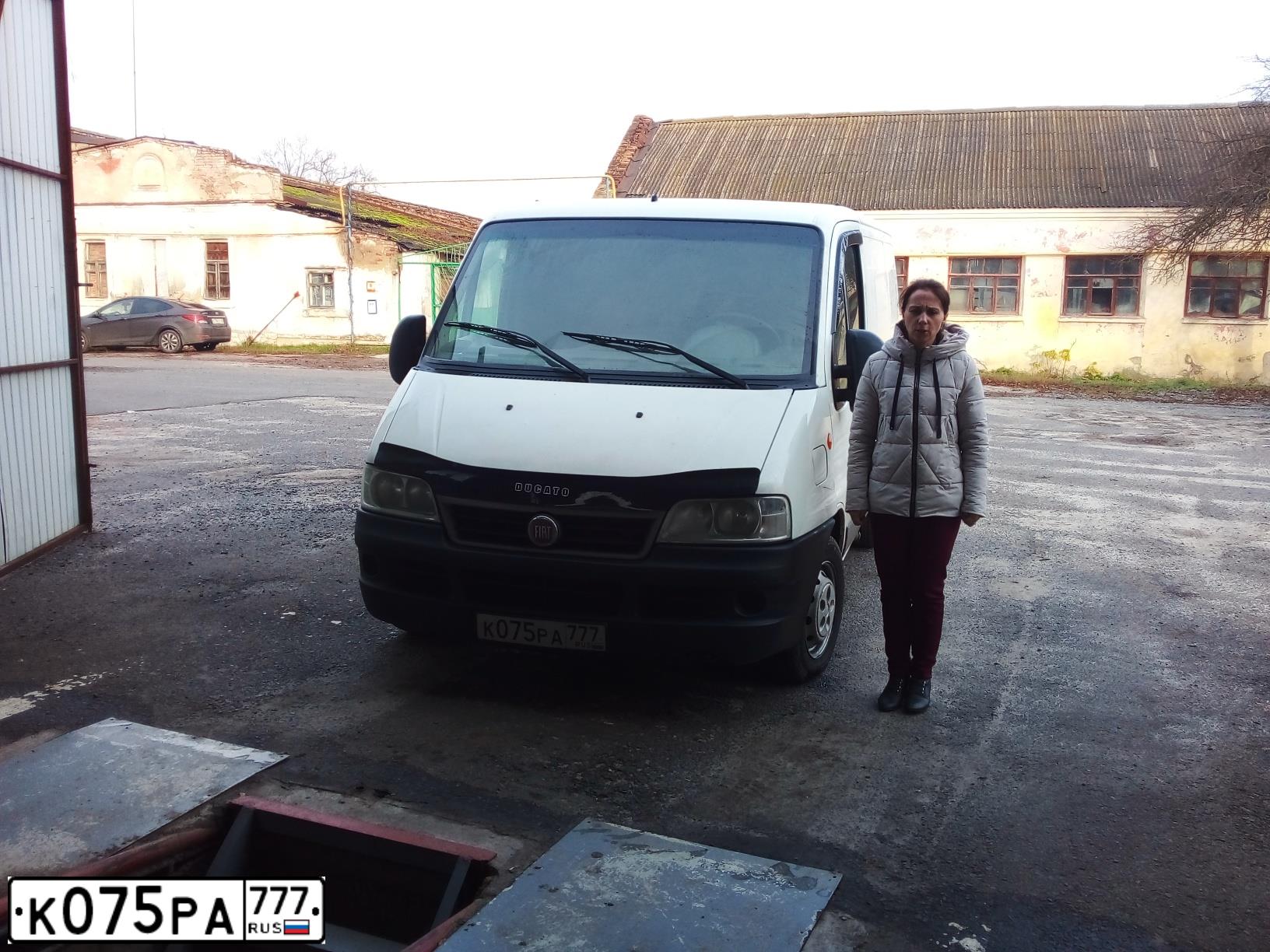 Фото автомобиля FIAT DUCATO, 2011 — госномер М320УХ134. Цвет: Белый