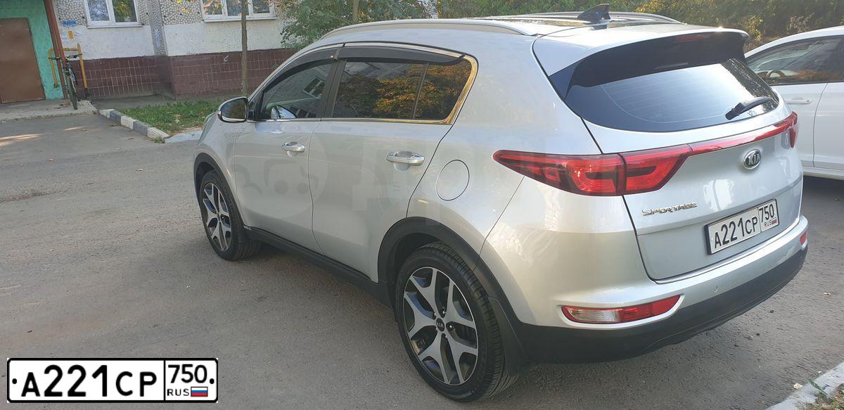 Фото автомобиля KIA SPORTAGE, 2018 — госномер Н437КО181. Цвет: СЕРЕБРИСТЫЙ