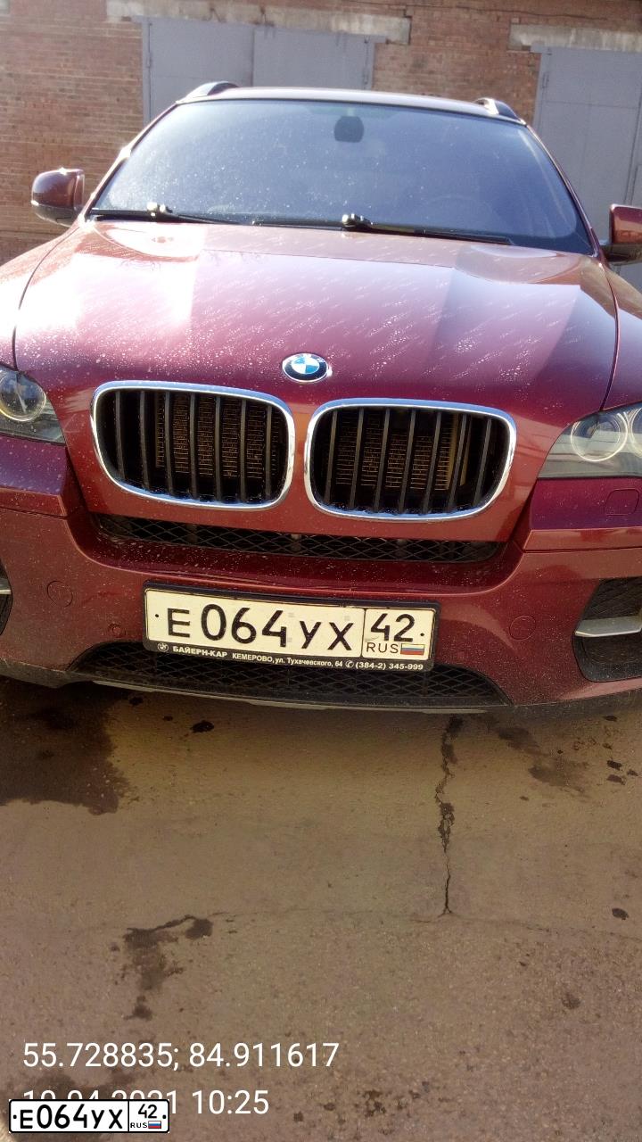 Фото автомобиля BMW X6, 2010 — госномер М868ТУ154