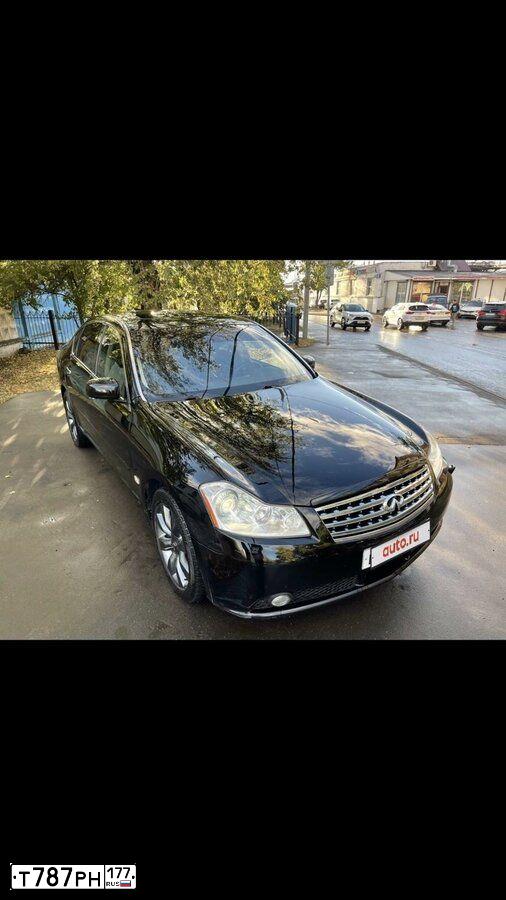 Фото автомобиля INFINITI M, 2006 — госномер К007НР40. Цвет: ЧЕРНЫЙ