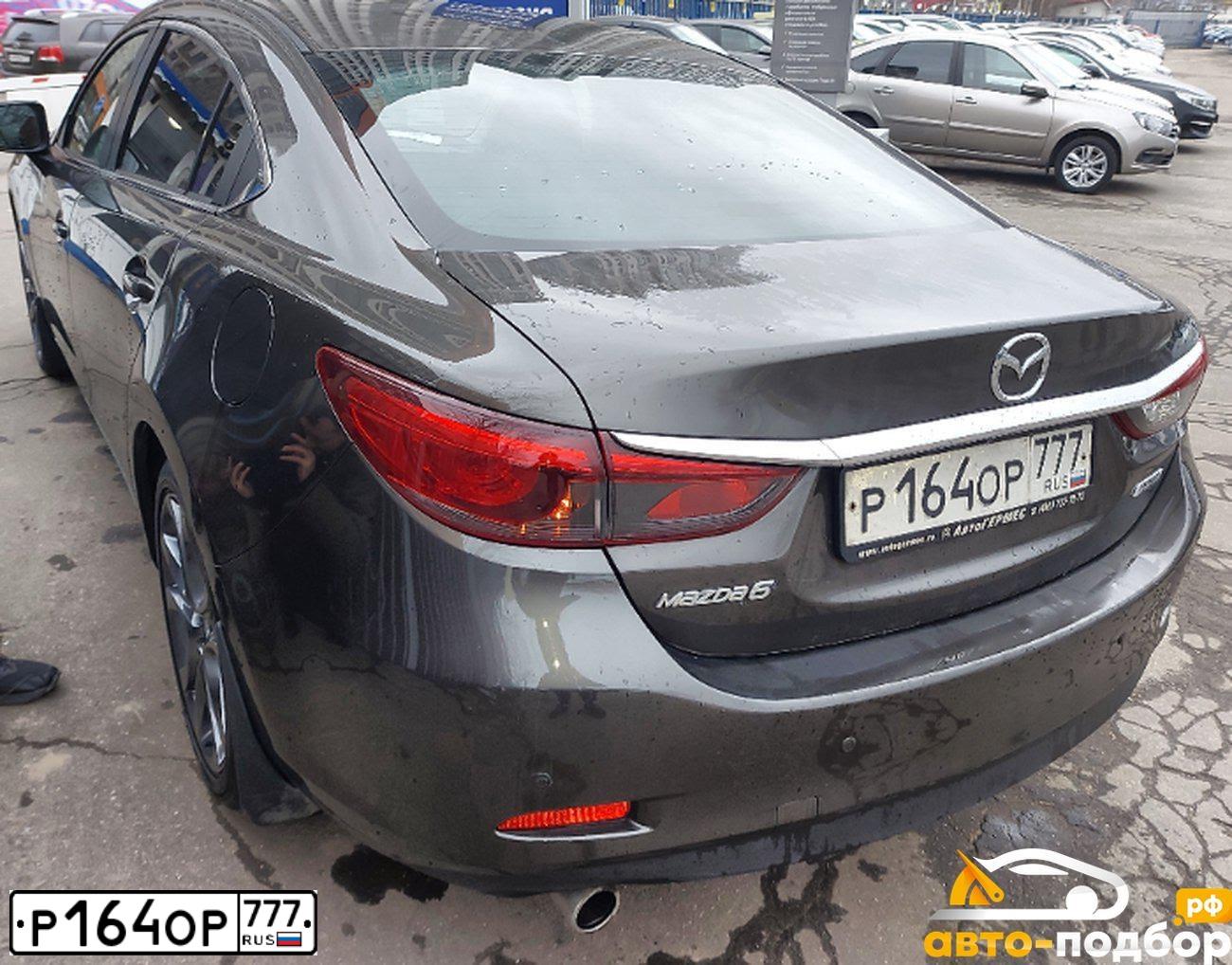 Фото автомобиля MAZDA 6, 2015 — госномер К237КУ790. Цвет: Коричневый