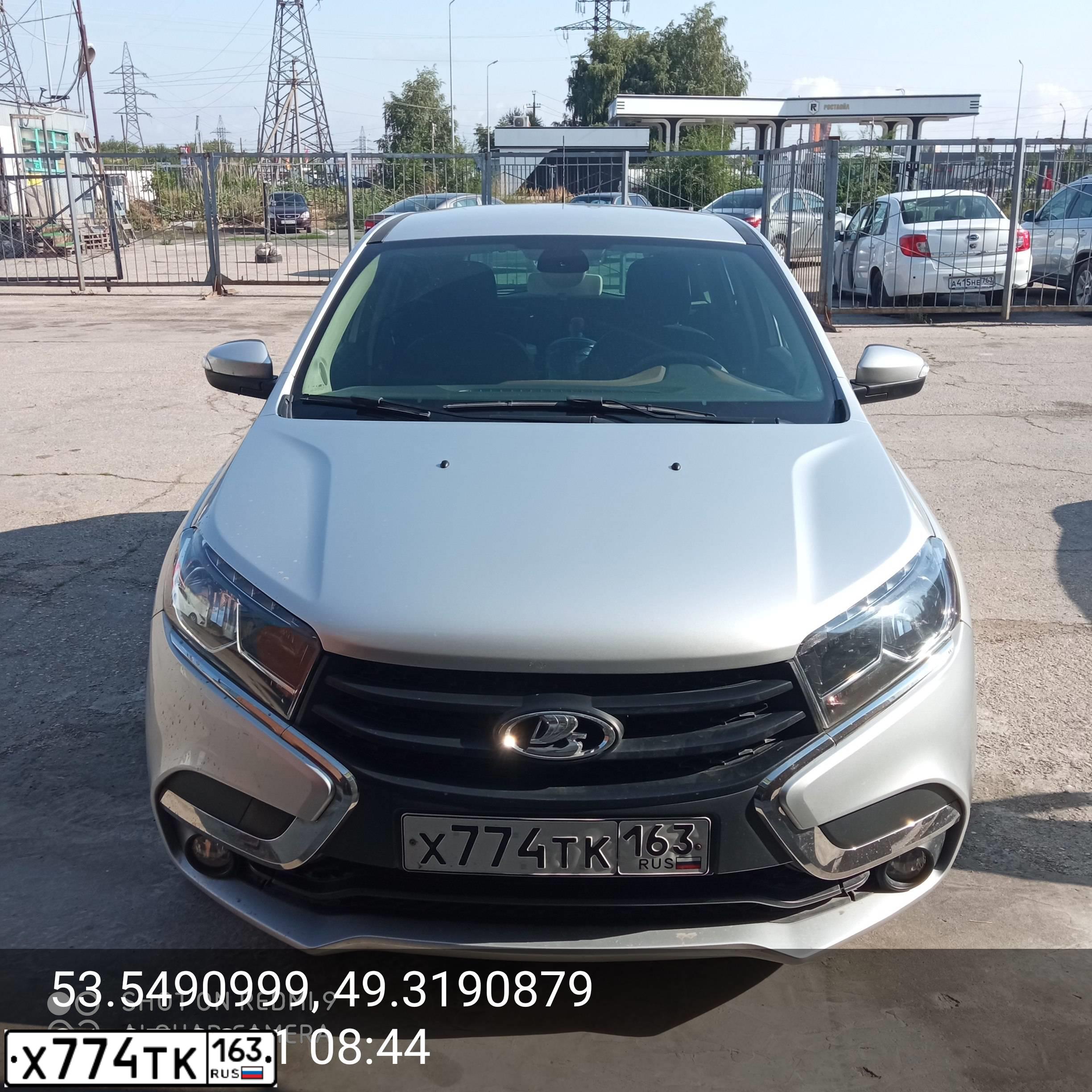 Фото автомобиля LADA XRAY, 2017 — госномер Х774ТК163. Цвет: СЕРЕБРИСТЫЙ