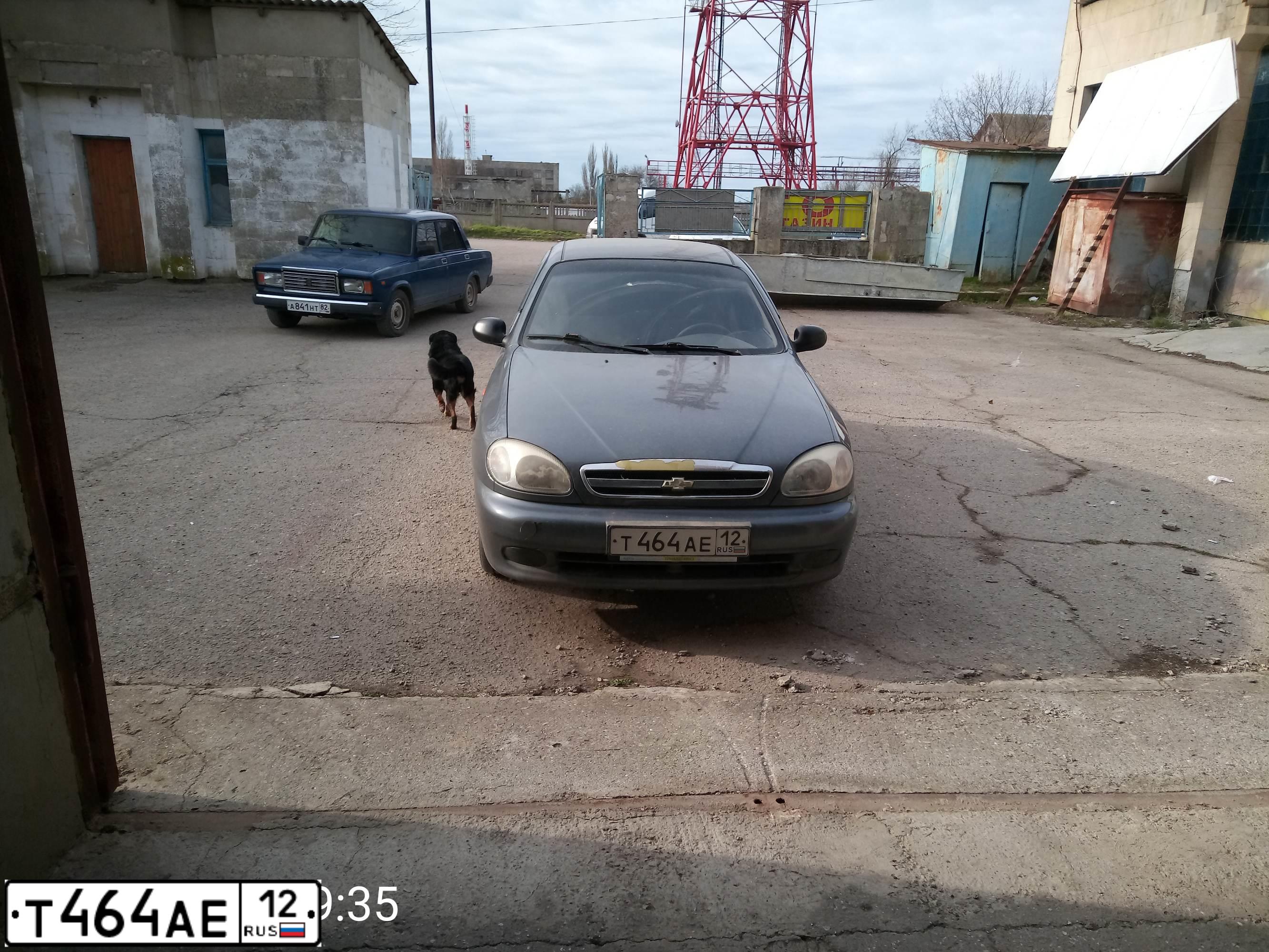 Фото автомобиля ZAZ LANOS, 2008 — госномер Е151ХН82. Цвет: СЕРЫЙ