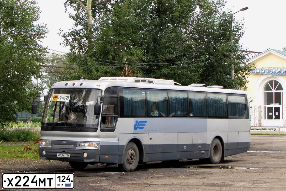 Фото автомобиля HYUNDAI AERO, 1999 — госномер Х224МТ124. Цвет: СЕРЫЙ