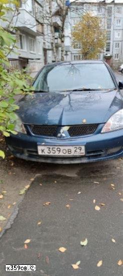 Фото автомобиля MITSUBISHI LANCER, 2006 — госномер К359ОВ29