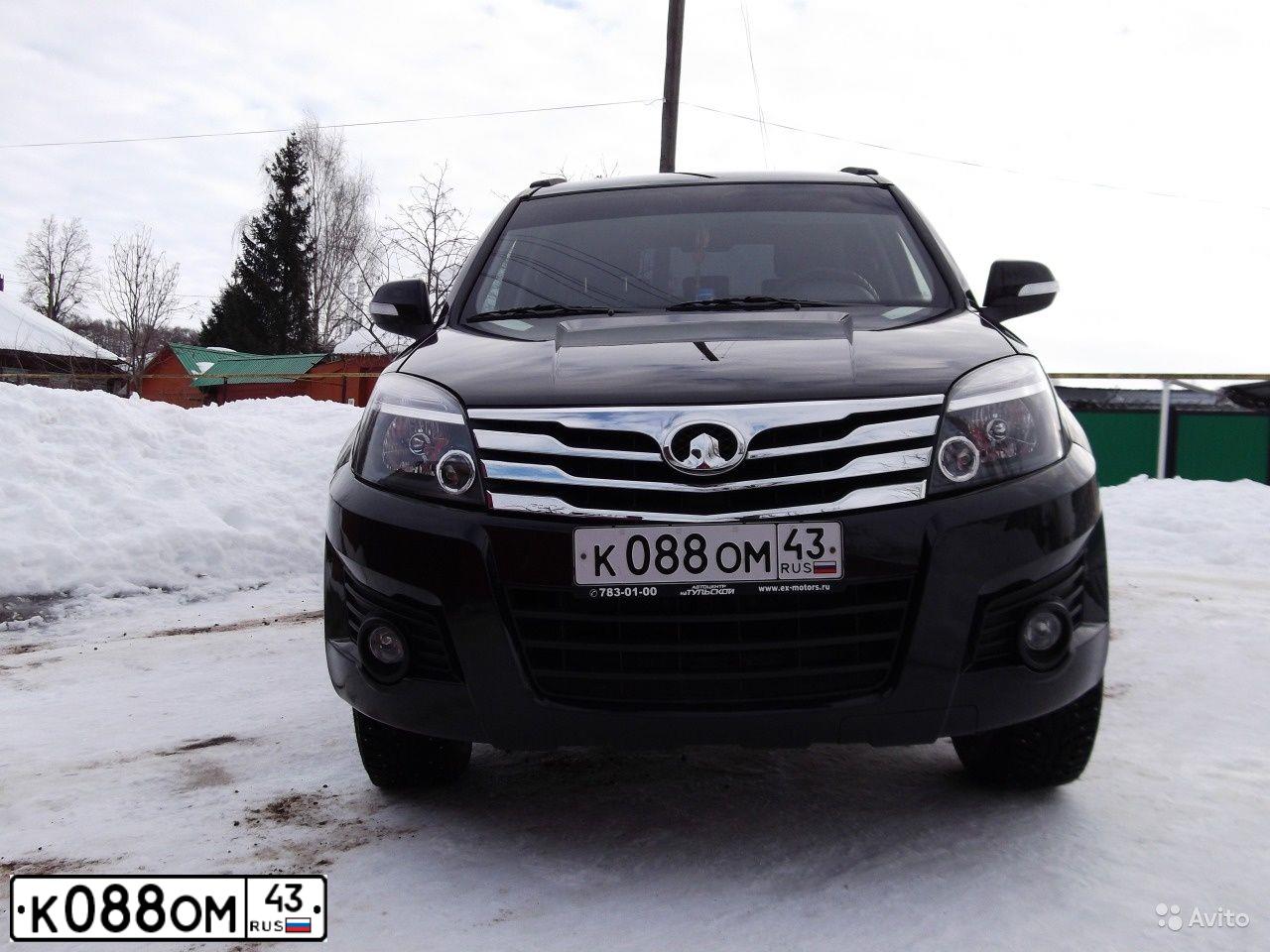 Фото автомобиля GREAT WALL HOVER, 2012 — госномер К088ОМ43. Цвет: ЧЕРНЫЙ