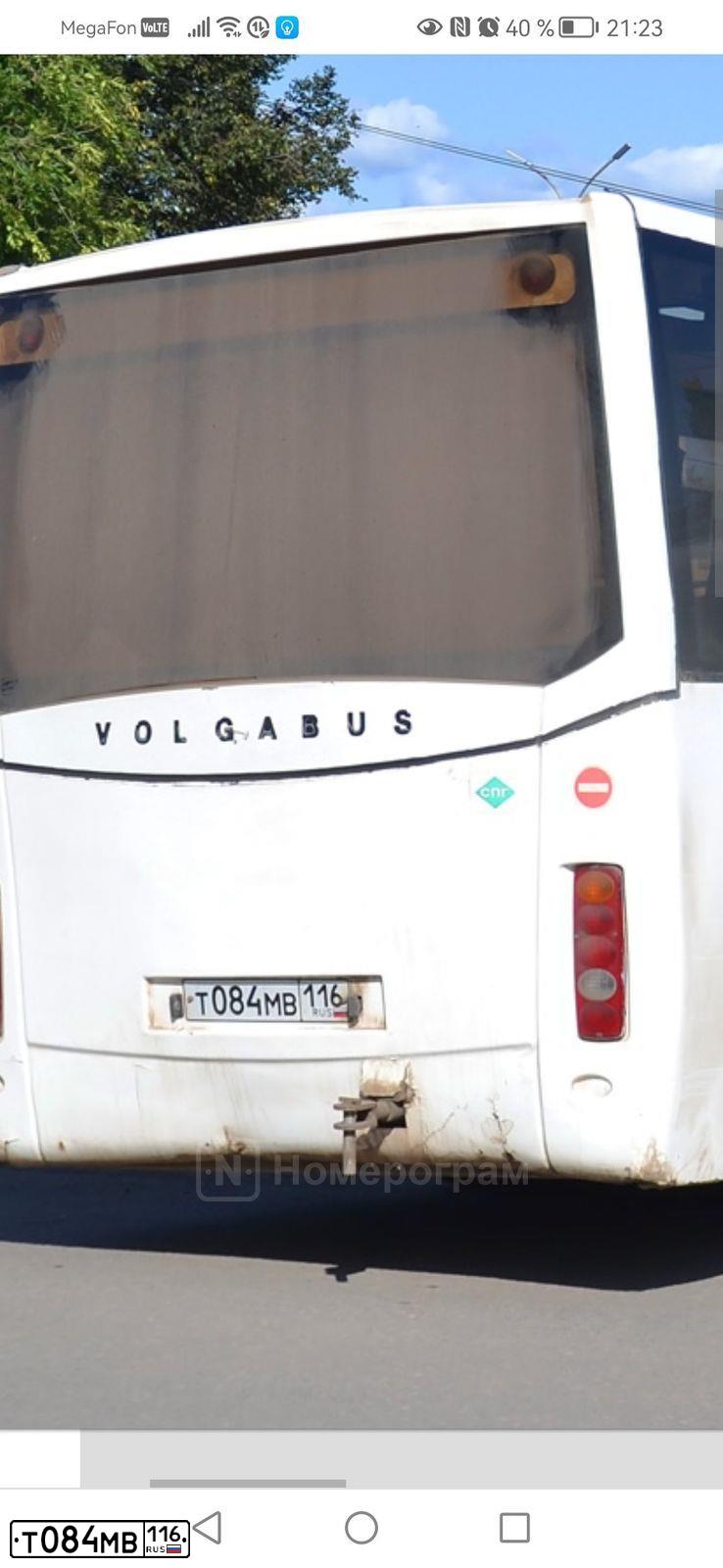 Фото автомобиля VOLZHANIN VOLGABUS 4298, 2013 — госномер Т084МВ116. Цвет: БЕЛЫЙ
