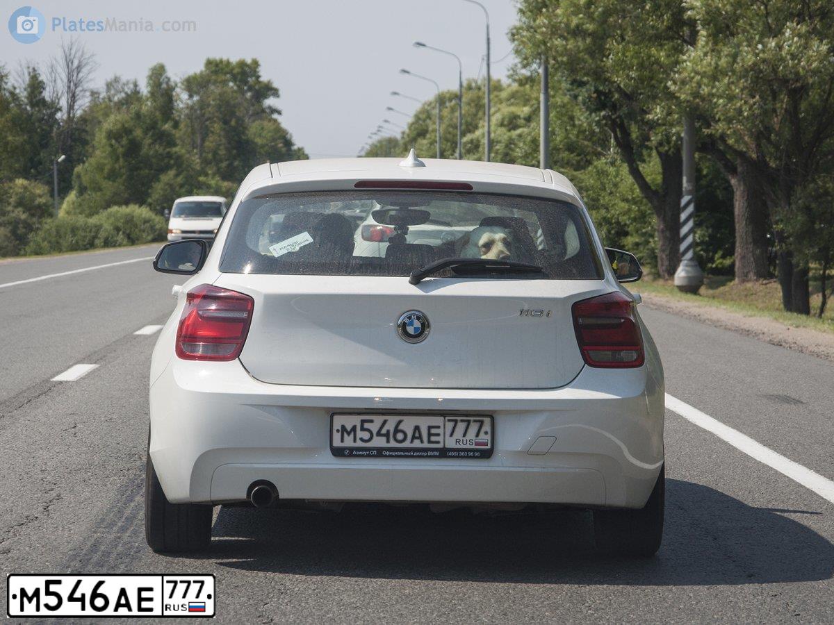 Фото автомобиля BMW SERIE 1, 2013 — госномер О800УК40. Цвет: Белый