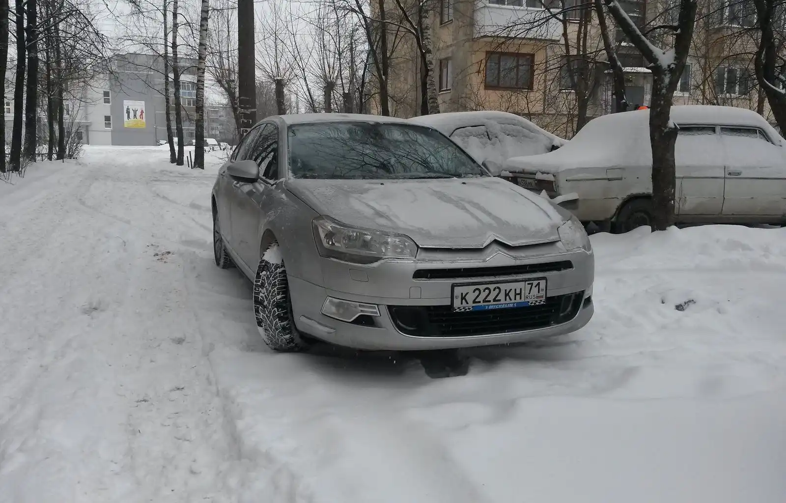 Фото автомобиля LADA 2114 SAMARA, 2007 — госномер Р751ХМ71. Цвет: ГРАФИТОВЫЙ МЕТАЛЛИК