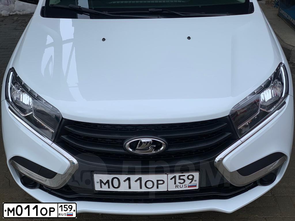 Фото автомобиля LADA XRAY, 2018 — госномер О649ЕМ193. Цвет: Белый