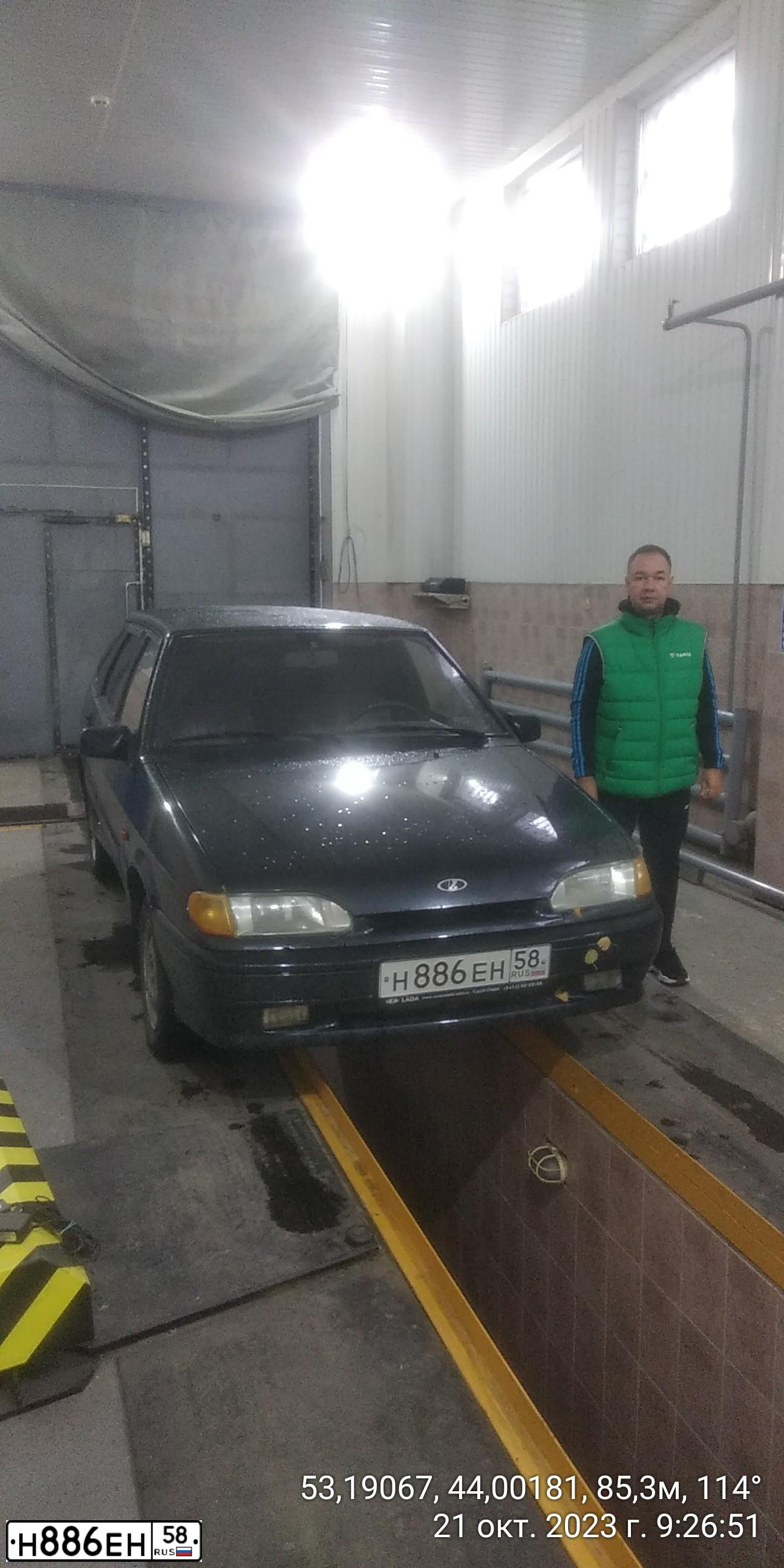 Фото автомобиля LADA 2114 SAMARA, 2007 — госномер Н886ЕН58