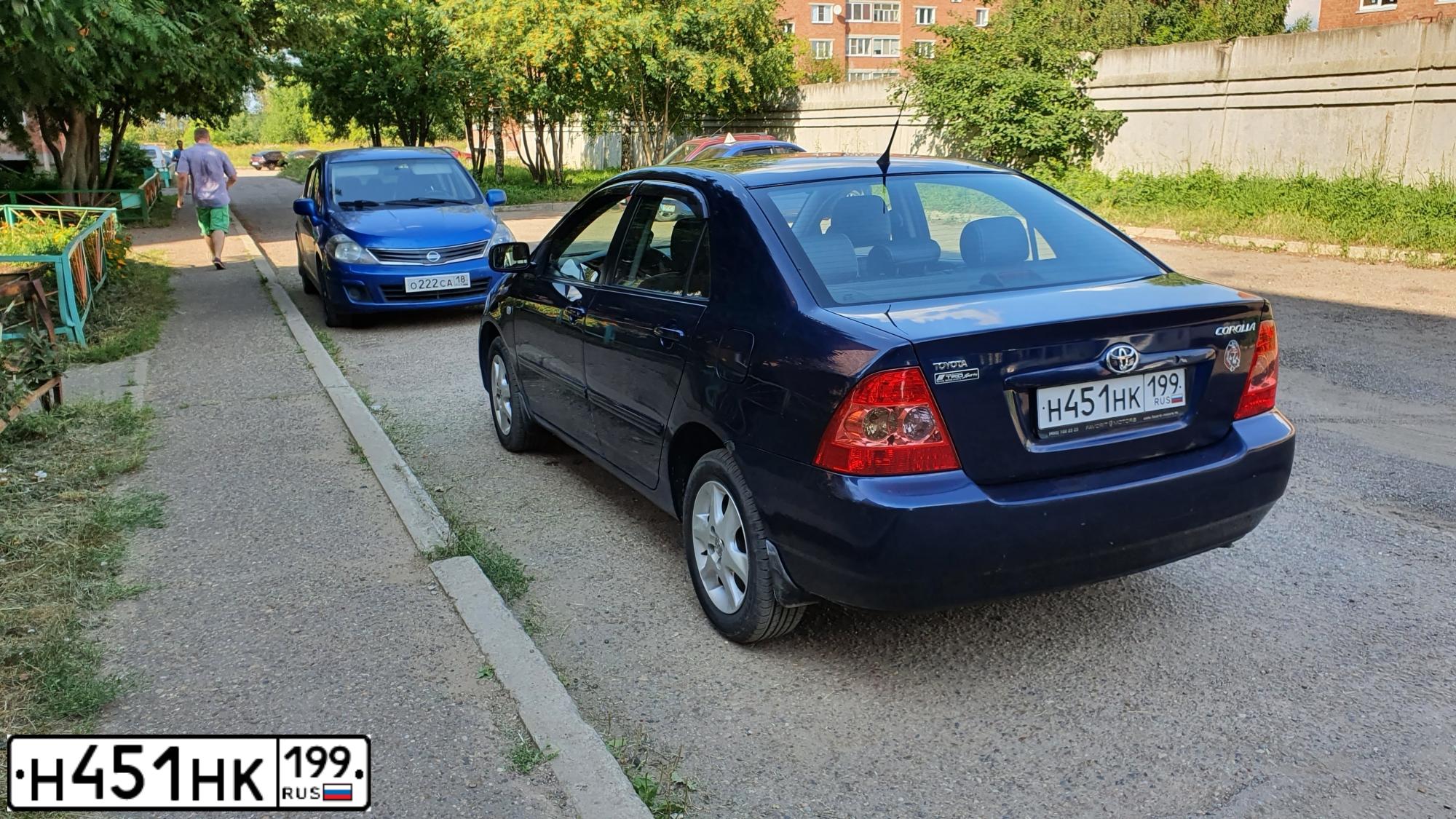 Фото автомобиля TOYOTA COROLLA, 2006 — госномер Т313НО797