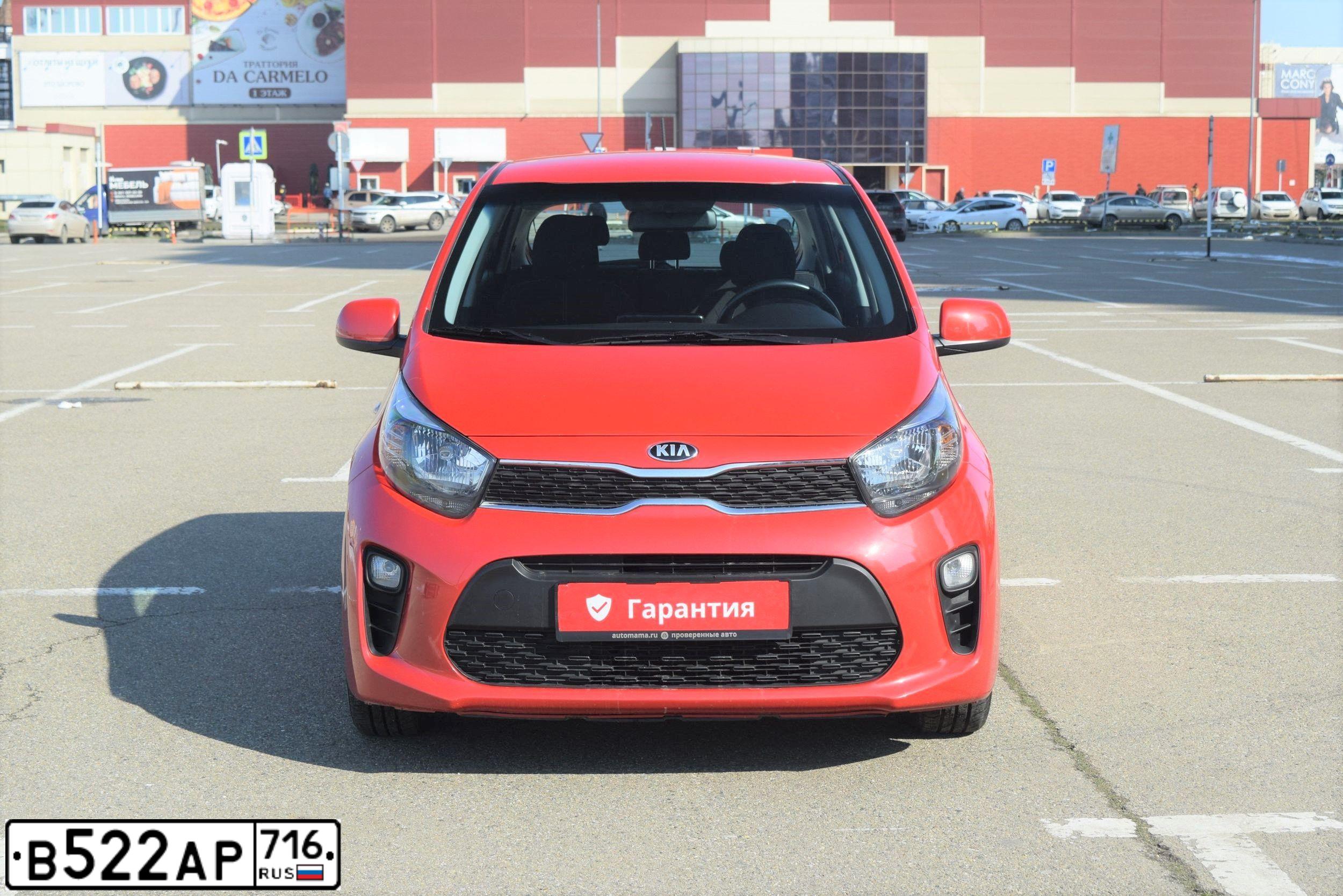 Фото автомобиля KIA PICANTO, 2018 — госномер Е608МТ156