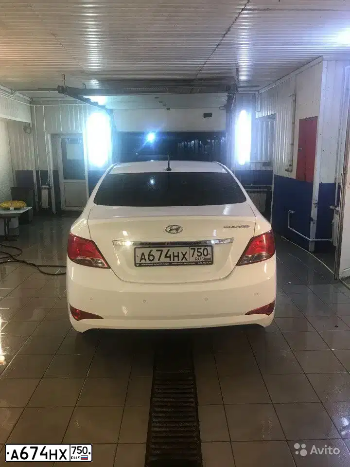 Фото автомобиля HYUNDAI SOLARIS, 2016 — госномер Т067ЕЕ159. Цвет: Белый
