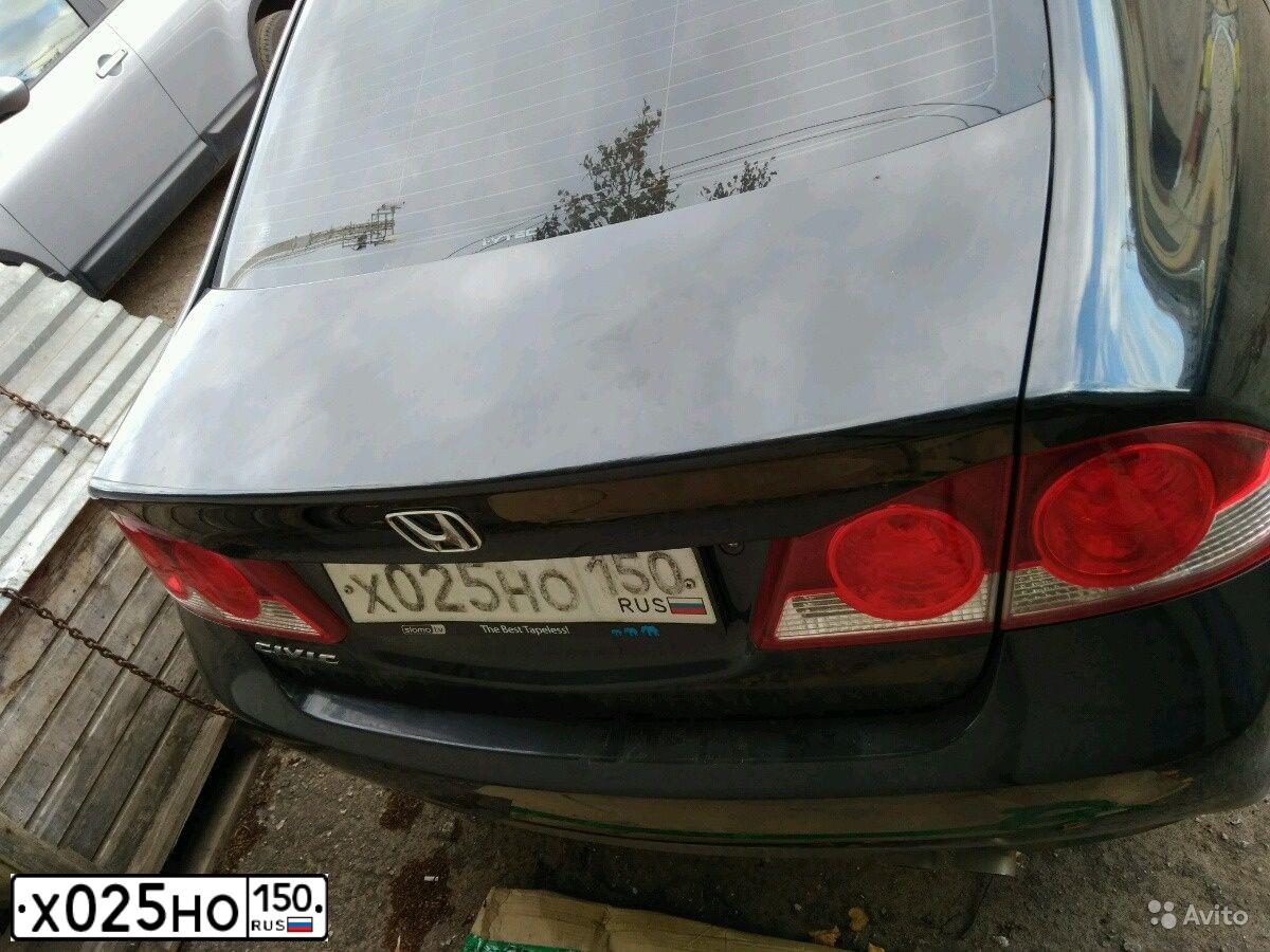 Фото автомобиля HONDA CIVIK, 2007 — госномер Х031КУ37. Цвет: ЧЕРНЫЙ