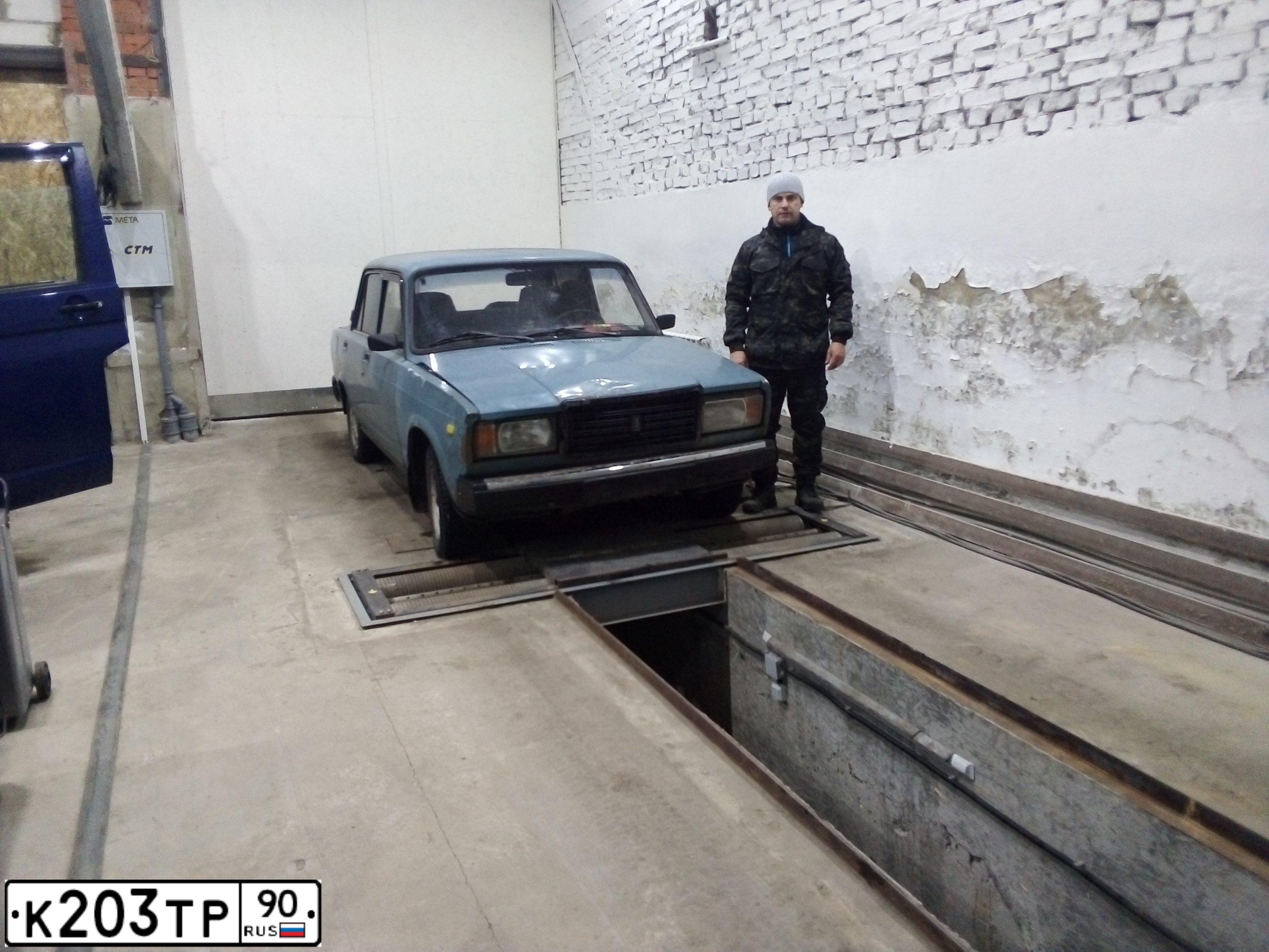 Фото автомобиля LADA 2107, 2005 — госномер Т016РН58. Цвет: Серо-Синий