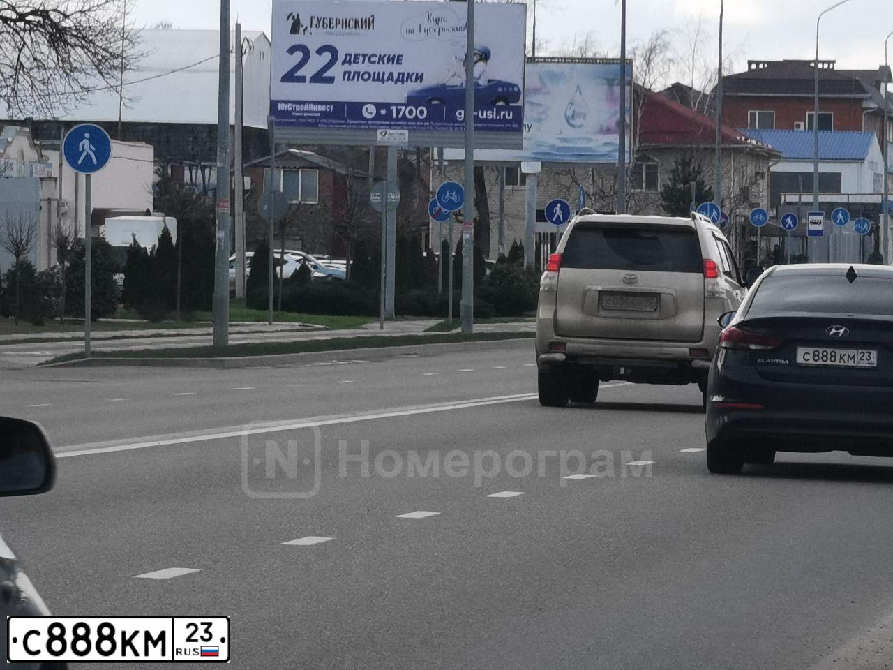 Фото автомобиля HYUNDAI ELANTRA, 2017 — госномер С888КМ23. Цвет: ЧЕРНЫЙ