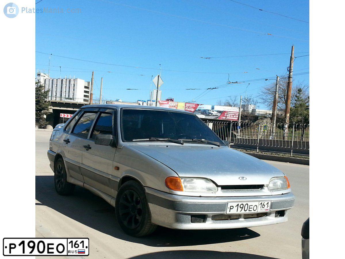 Фото автомобиля LADA 2115 SAMARA, 2003 — госномер Р190ЕО161. Цвет: СВ.СЕРЕБР.МЕТАЛЛ
