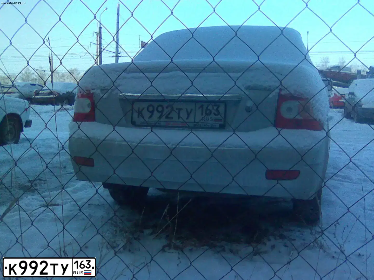 Фото автомобиля LADA 2170 PRIORA, 2008 — госномер К992ТУ163. Цвет: СВЕТЛО-СЕРЕБРИСТЫЙ МЕТАЛЛ