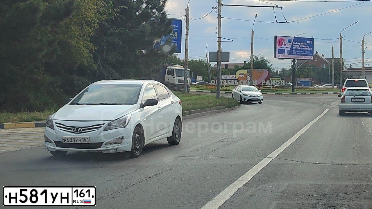 Фото автомобиля HYUNDAI SOLARIS, 2015 — госномер В600ММ761. Цвет: Белый