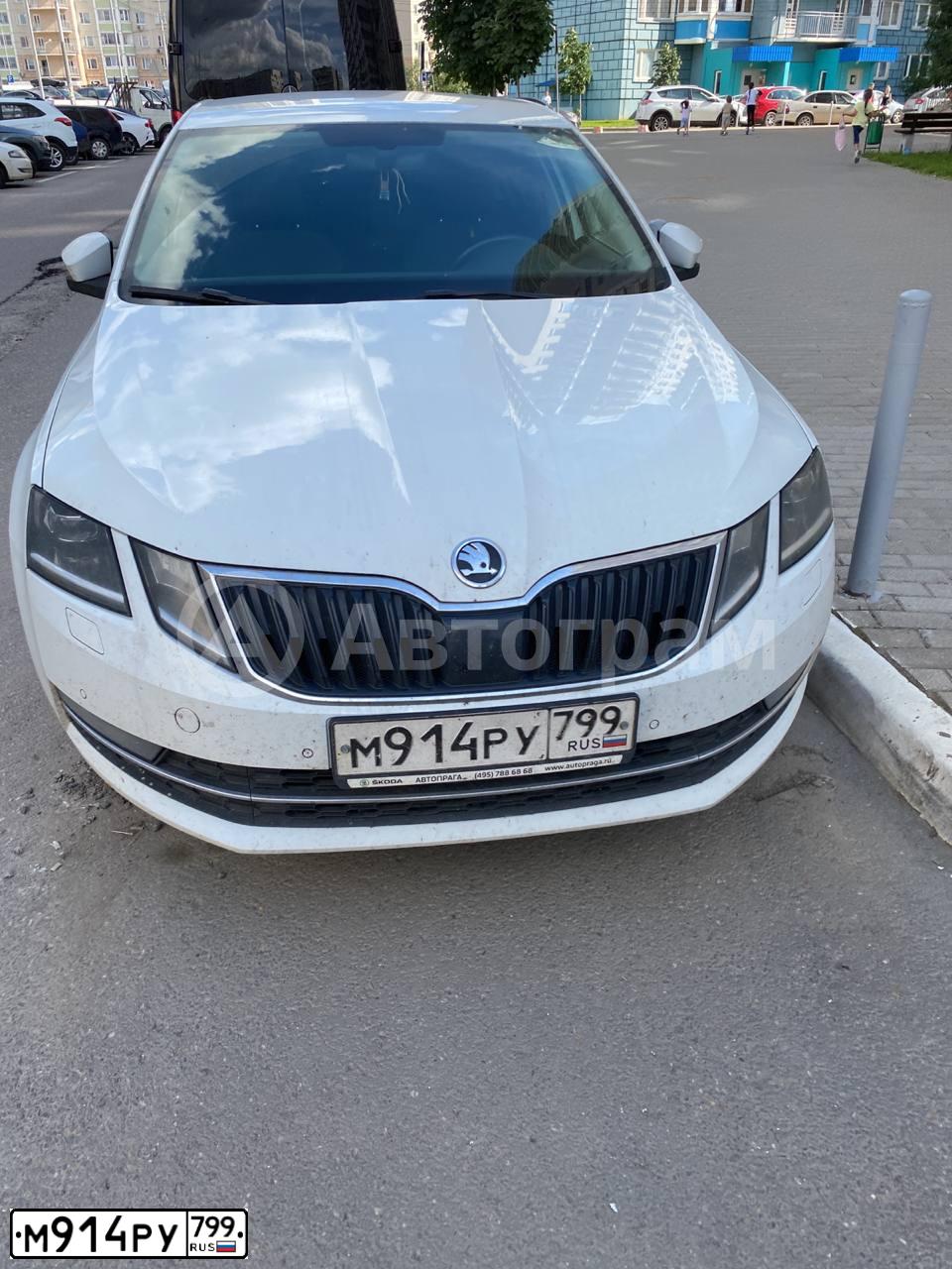 Фото автомобиля SKODA OCTAVIA, 2020 — госномер К809МХ76