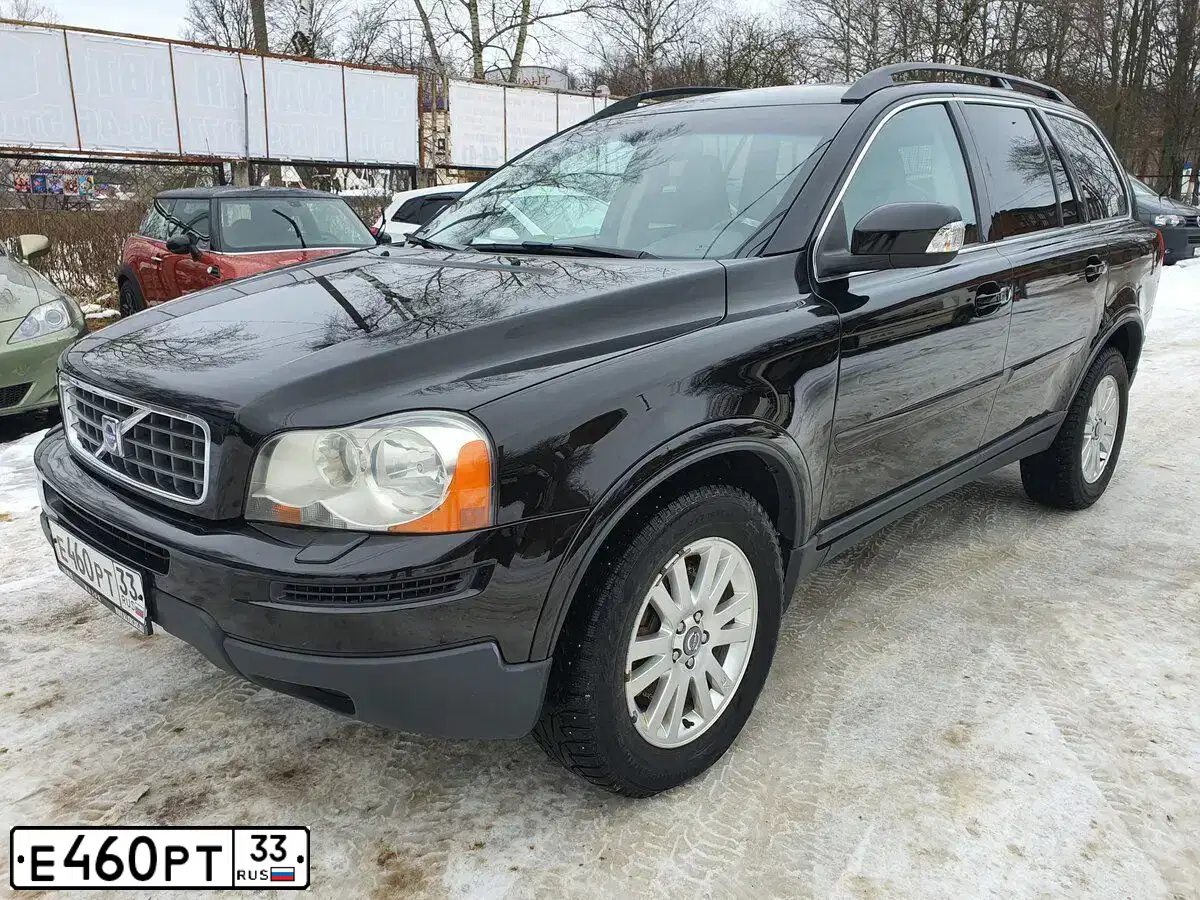 Фото автомобиля VOLVO XC90, 2008 — госномер Х612ВН37. Цвет: ЧЕРНЫЙ