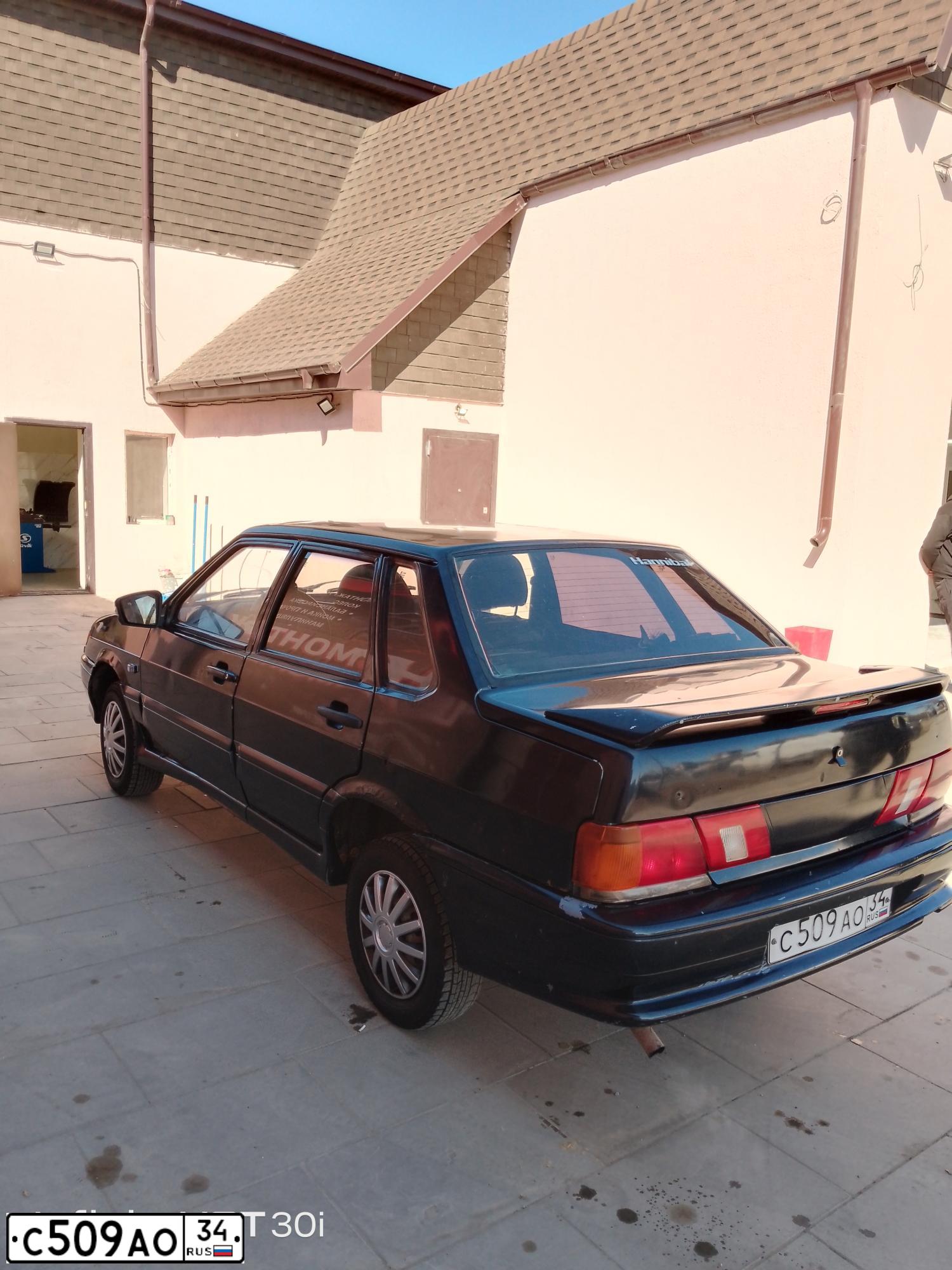 Фото автомобиля LADA 2115, 2005 — госномер Н021ЕР134. Цвет: ЧЕРНЫЙ