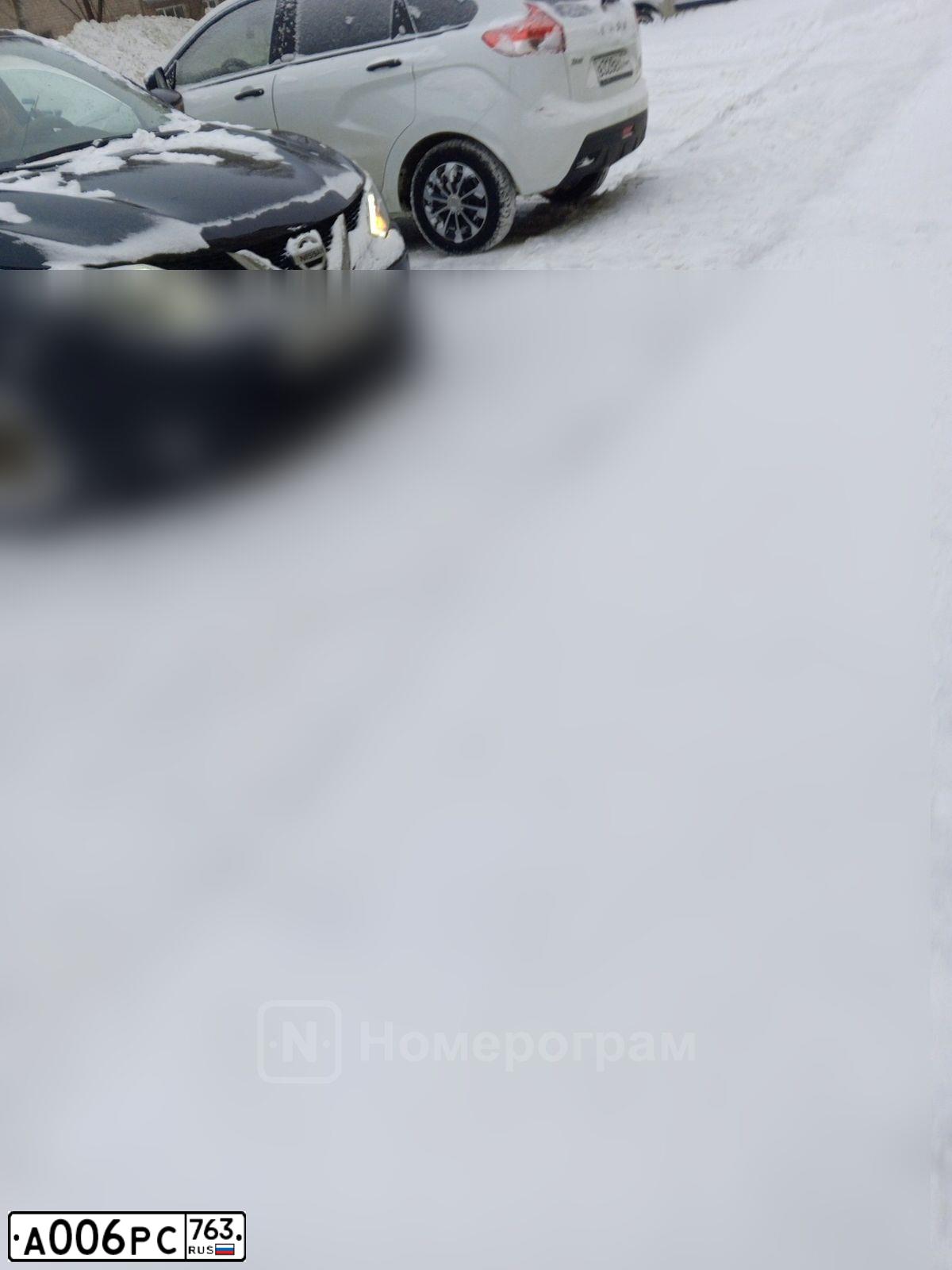 Фото автомобиля NISSAN QASHQAI, 2018 — госномер А006РС763. Цвет: ЧЕРНЫЙ