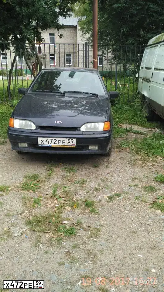 Фото автомобиля LADA 2114 SAMARA, 2008 — госномер Х472РЕ59. Цвет: ГРАФИТОВЫЙ МЕТАЛЛИК