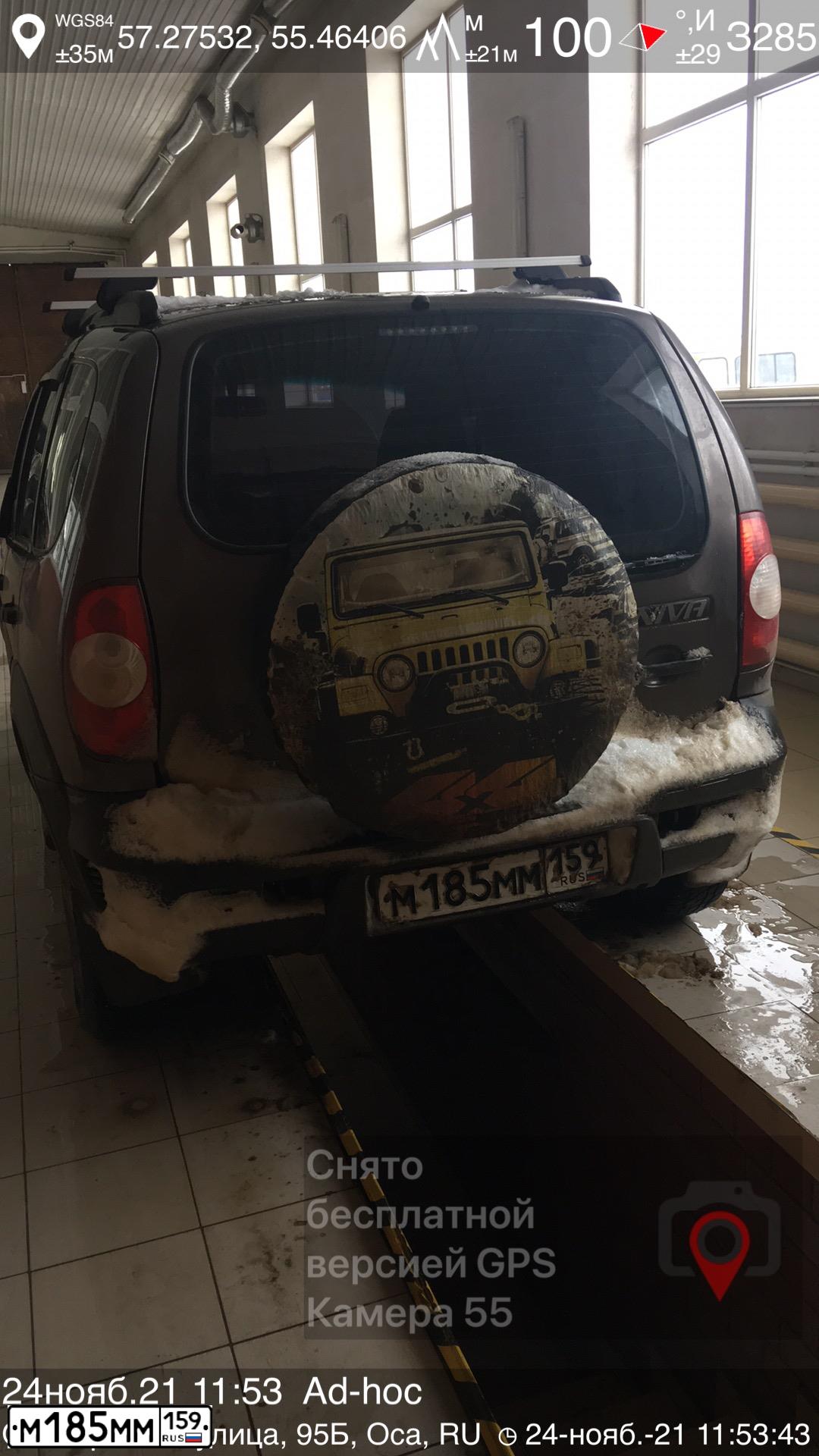 Фото автомобиля CHEVROLET NIVA, 2014 — госномер М185ММ159. Цвет: Светло-коричневый металлик